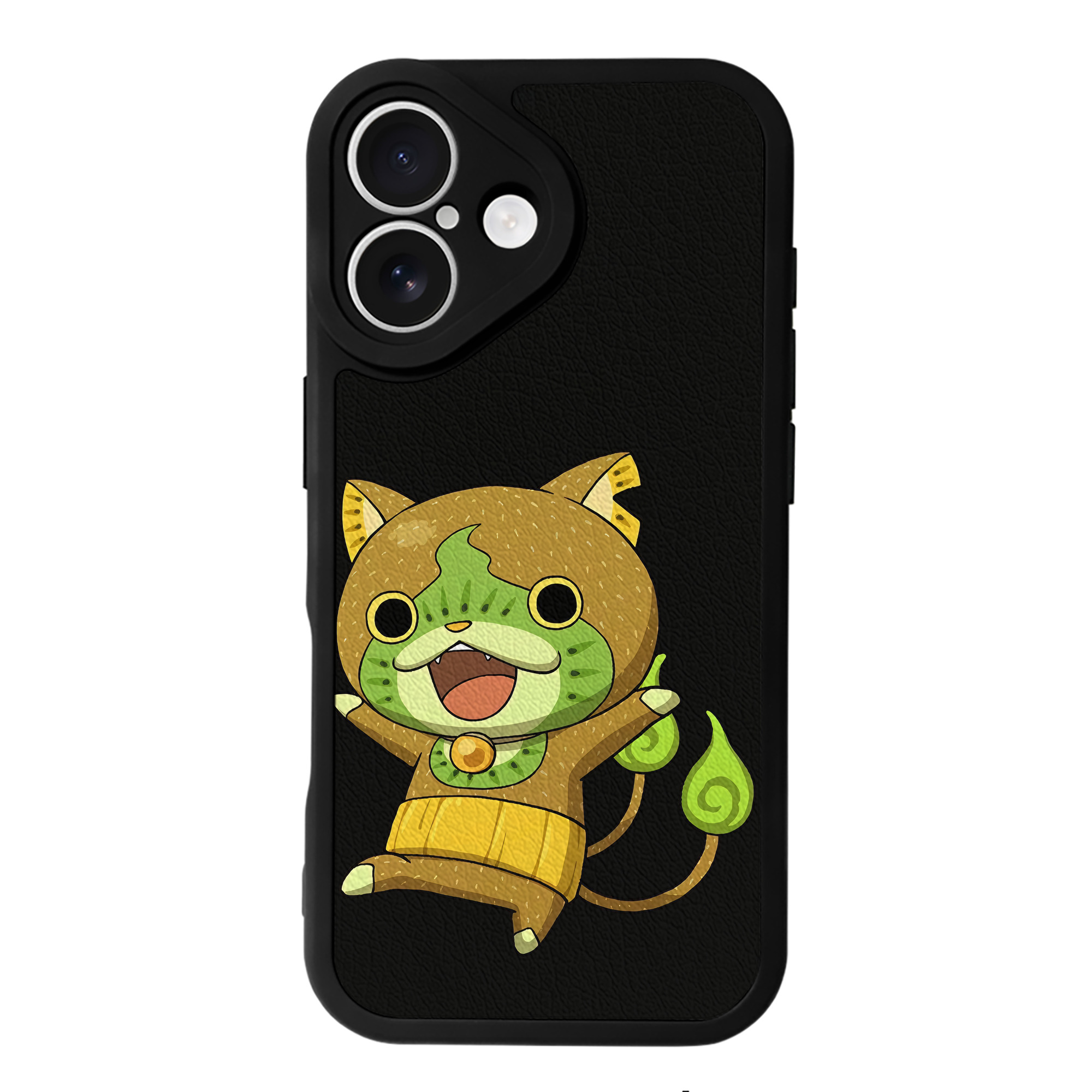 （画像用） 妖怪ウォッチ Yo-kai Watch 【iPhone 16シリーズ対応】シリコンスマホケース（レザー調） 材質：シリコン